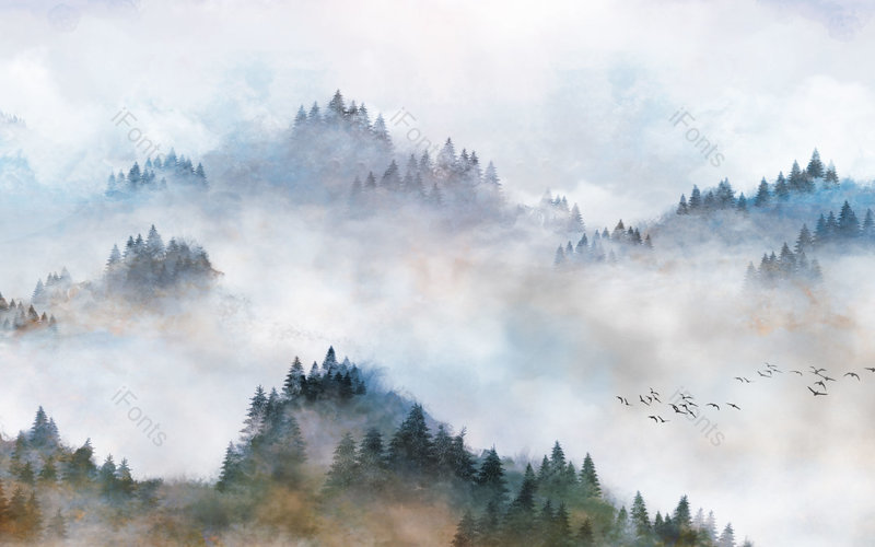 中国风手绘风景山水插画背景设计,插画/手绘图,插画/手绘图库,插画/手绘图下载,插画/手绘